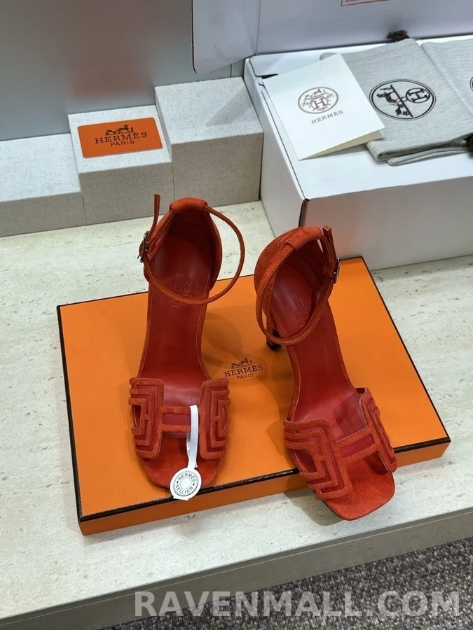 에르메스 에르메스 스웨이드 글래디에이터 힐 상세 이미지
