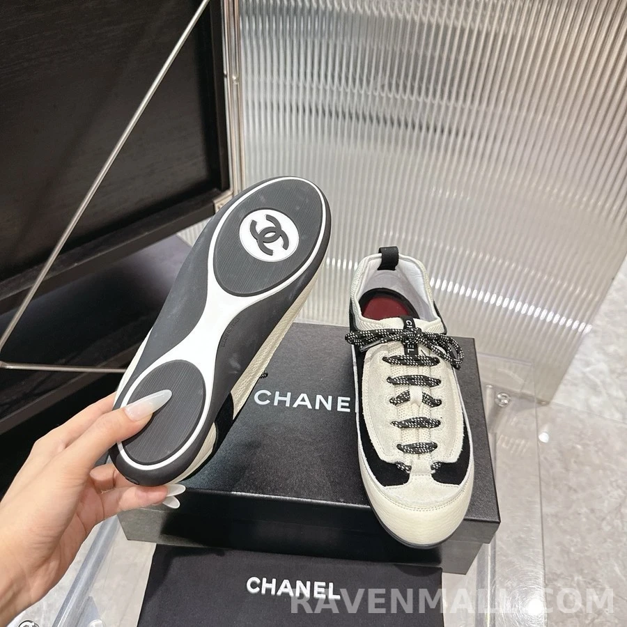 샤넬 샤넬 투톤 캐주얼 스니커즈 상세 이미지
