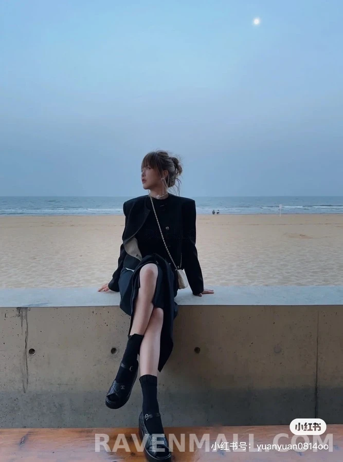 샤넬 샤넬 퀼팅 플랫폼 웨지 샌들 상세 이미지