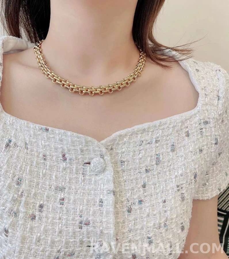 샤넬 샤넬 인터로킹 체인 목걸이 상세 이미지