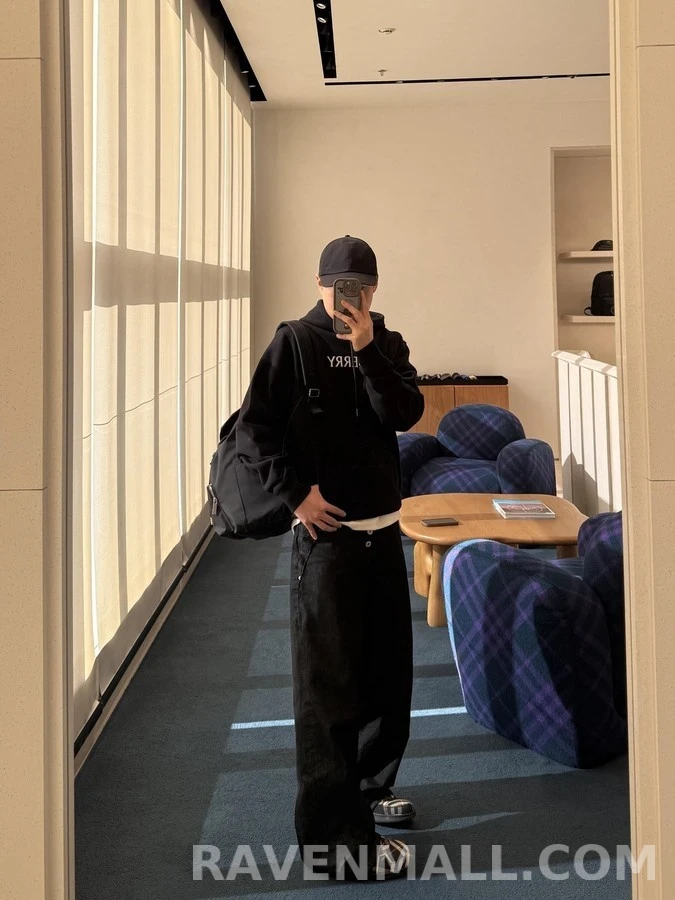 버버리 버버리 레터링 프린트 후드 티셔츠 상세 이미지