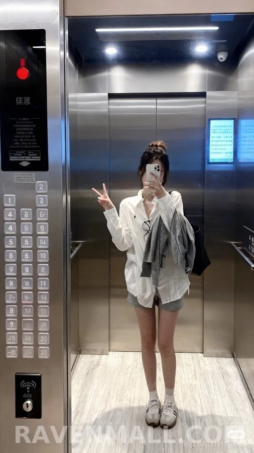 폴로 랄프 로렌 폴로 랄프 로렌 폴로 플레이어 자수 셔츠 상세 이미지
