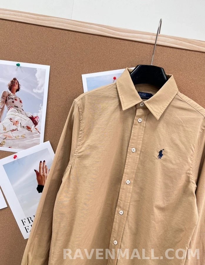폴로 랄프 로렌 폴로 랄프 로렌 스몰 포니 자수 셔츠 상세 이미지