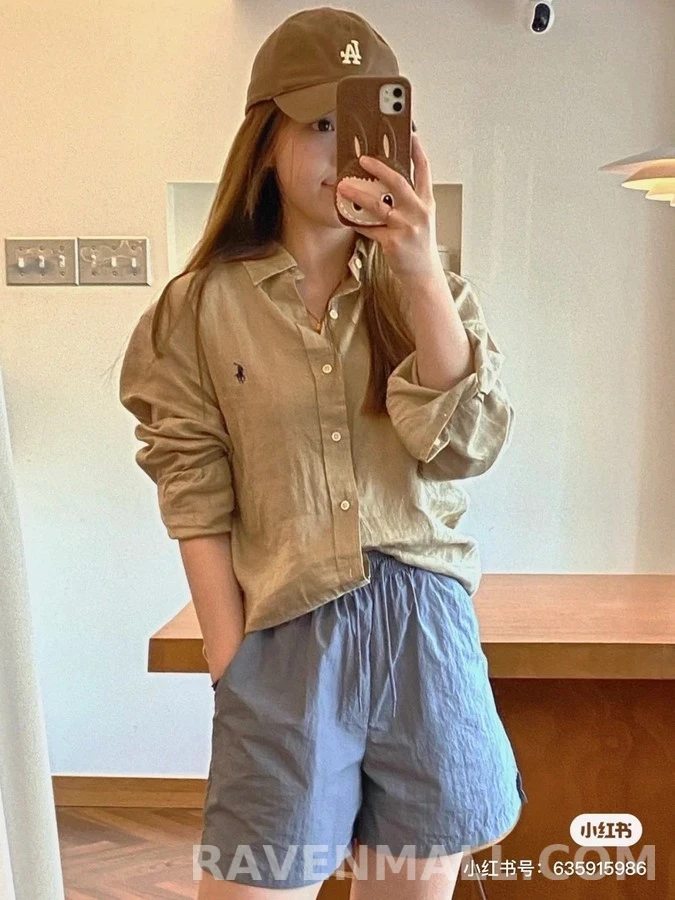 폴로 랄프 로렌 폴로 랄프 로렌 스몰 포니 자수 셔츠 상세 이미지