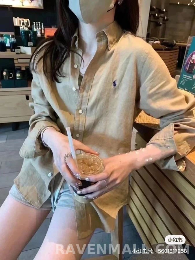 폴로 랄프 로렌 폴로 랄프 로렌 스몰 포니 자수 셔츠 상세 이미지