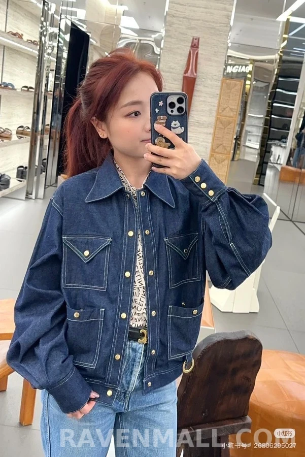 셀린느 셀린느 멀티포켓 데님 셔츠 상세 이미지