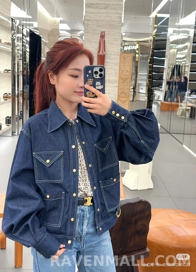 셀린느 셀린느 멀티포켓 데님 셔츠 상세 이미지