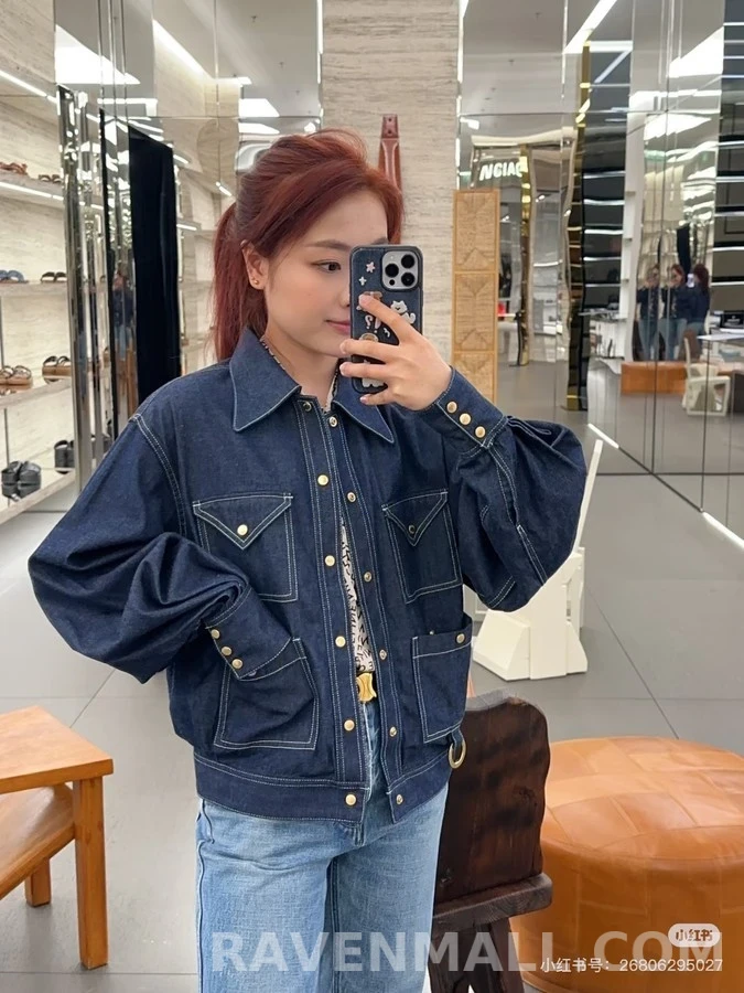 셀린느 셀린느 멀티포켓 데님 셔츠 상세 이미지