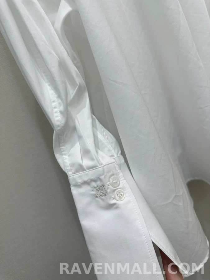 셀린느 셀린느 피터팬 카라 루즈핏 셔츠 상세 이미지
