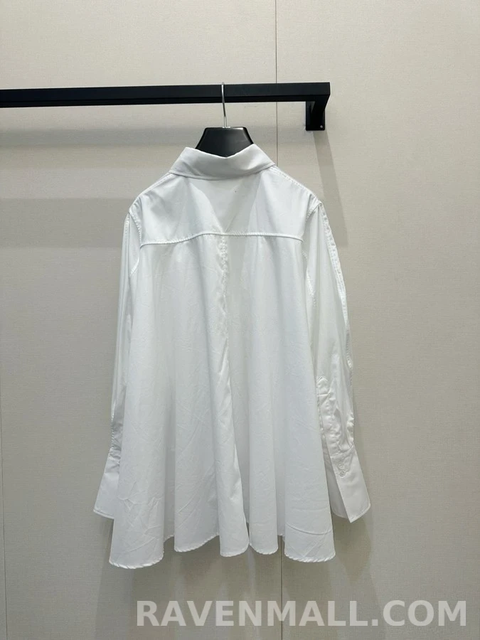 셀린느 셀린느 피터팬 카라 루즈핏 셔츠 상세 이미지