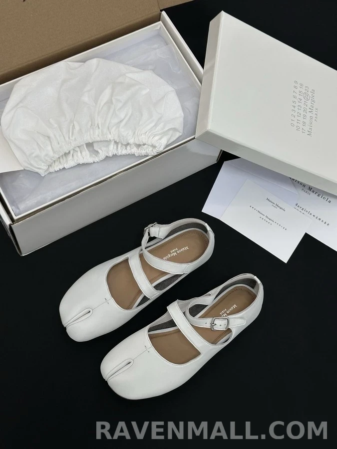 메종 마르지엘라 메종마르지엘라 더블 스트랩 메리제인 플랫 슈즈 상세 이미지