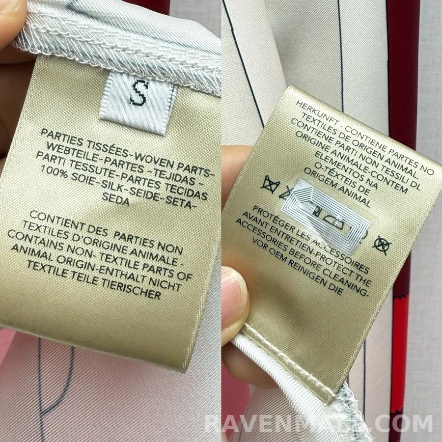 에르메스 에르메스 승마 패턴 실크 롱 원피스 상세 이미지