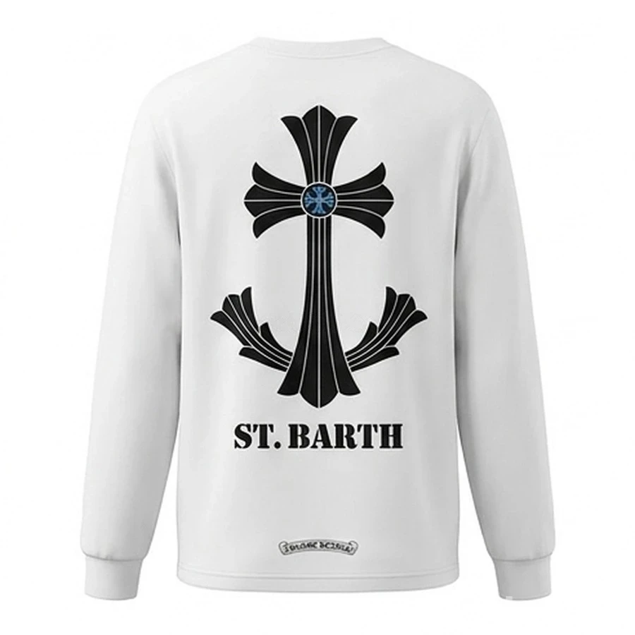 크롬하츠 크롬하츠 ST. BARTH 십자가 롱슬리브 티셔츠 상세 이미지