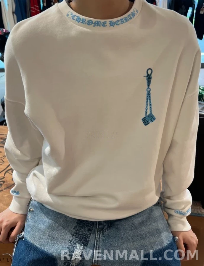 크롬하츠 크롬하츠 폰트 다이스 긴팔 티셔츠 상세 이미지