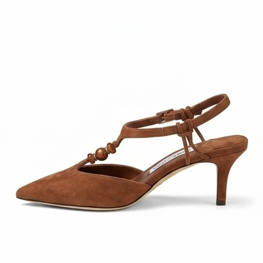 지미추 지미추 Lauri 50 비즈 T-스트랩 힐 상세 이미지