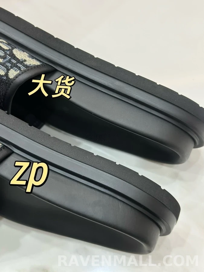 디올 디올 오블리크 모노그램 벨크로 슬라이드 상세 이미지