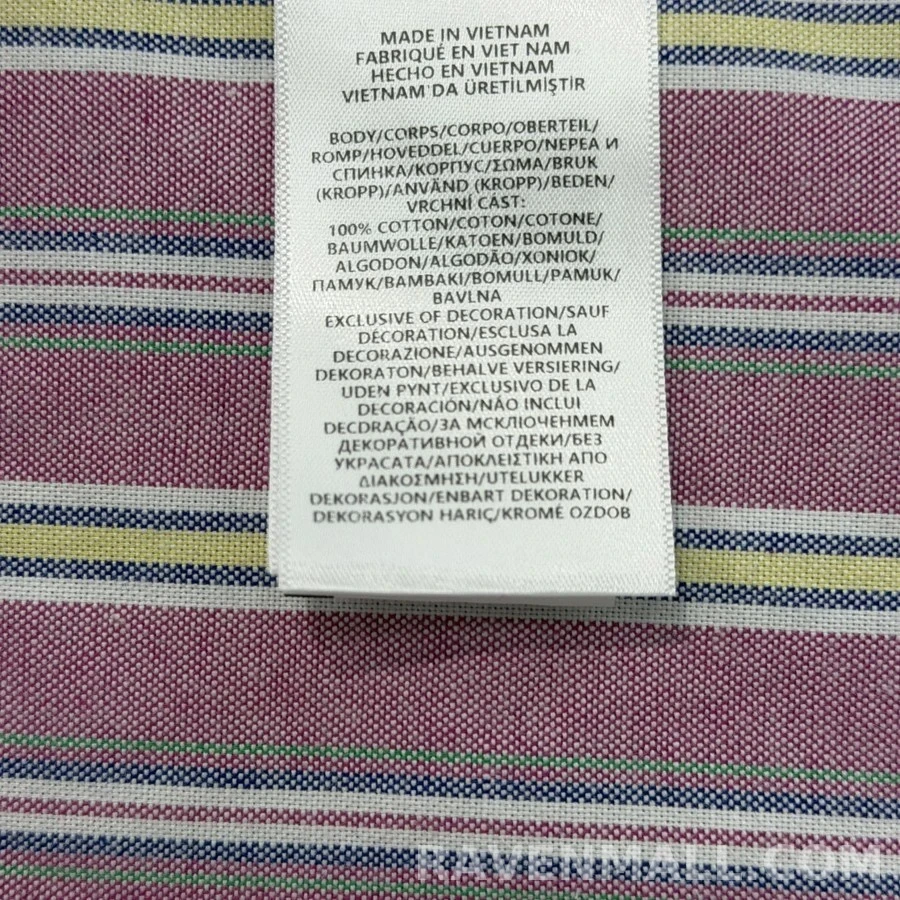 폴로 랄프 로렌 폴로 랄프 로렌 로고 스트라이프 버튼다운 셔츠 상세 이미지