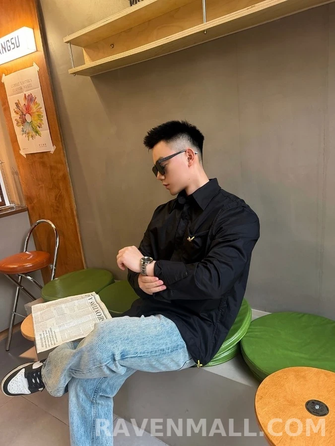펜디 펜디 드로스트링 패치 포켓 셔츠 상세 이미지