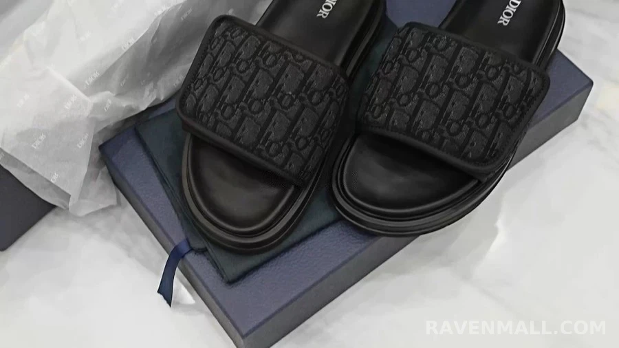 디올 디올 오블리크 벨크로 슬라이드 샌들 상세 이미지