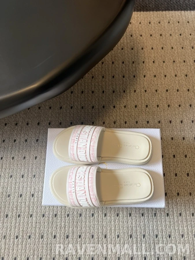 디올 디올 오블리크 자수 슬라이드 상세 이미지