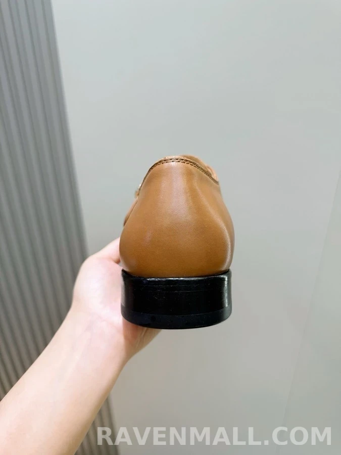 로로피아나 로로피아나 클래식 몽크 스트랩 가죽 슈즈 상세 이미지