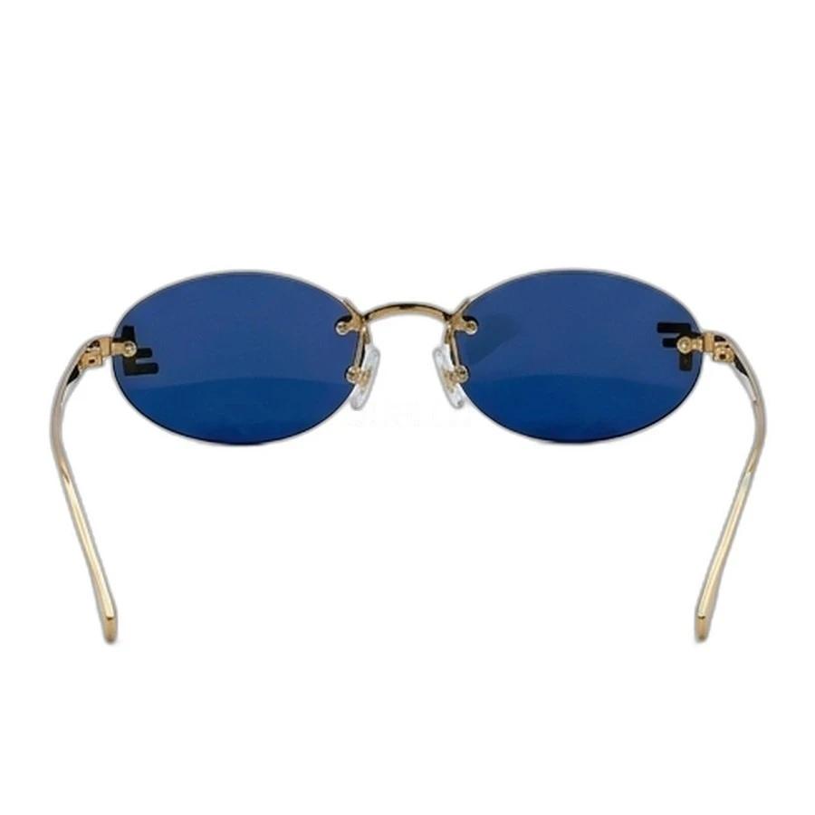 펜디 펜디 F 로고 보석 장식 타원형 선글라스 상세 이미지