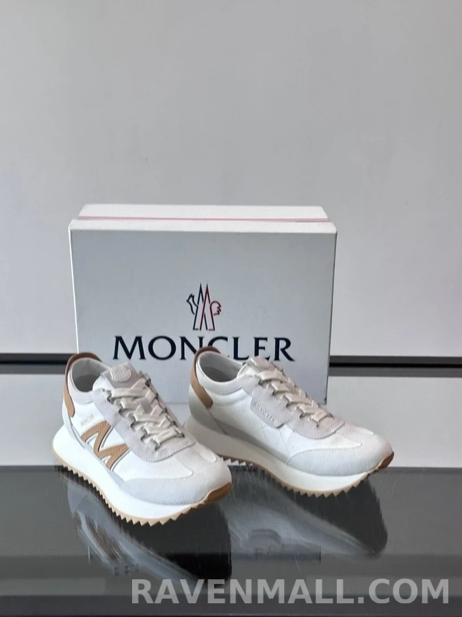 몽클레어 몽클레어 M 로고 스웨이드 레트로 스니커즈 상세 이미지
