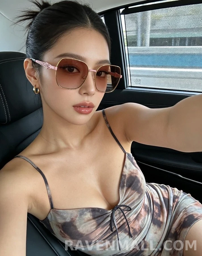 에르메스 에르메스 체인 링크 템플 선글라스 상세 이미지