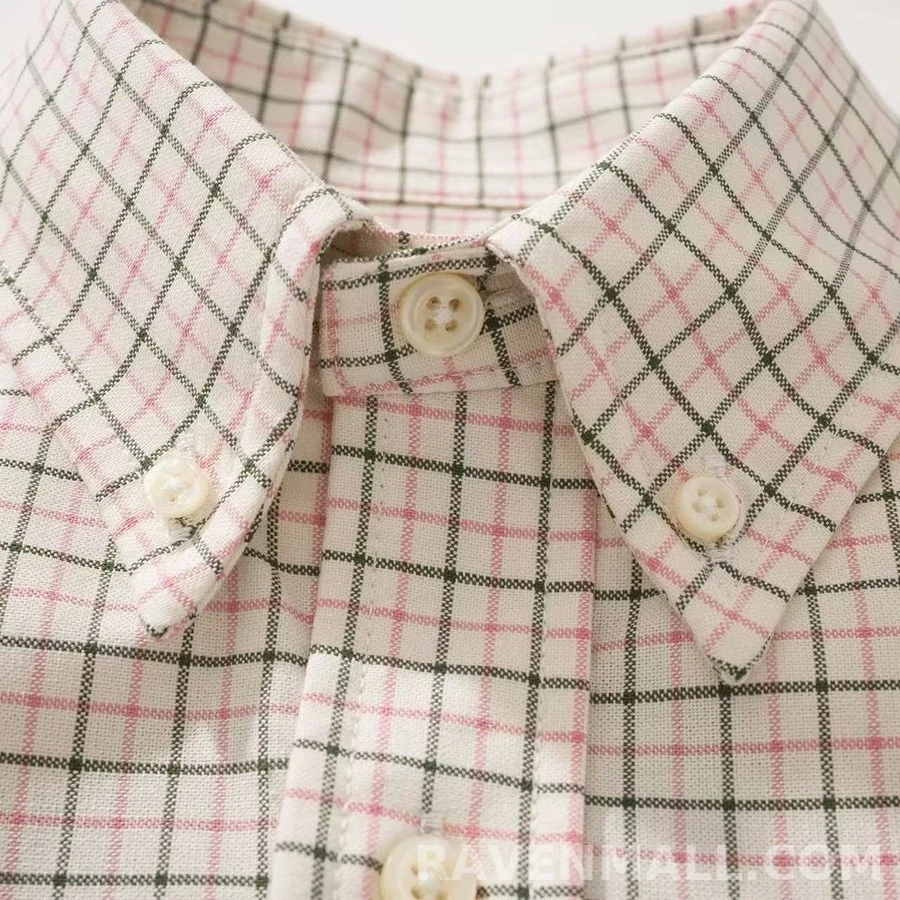 폴로 랄프 로렌 폴로 랄프 로렌 자수 체크 셔츠 상세 이미지