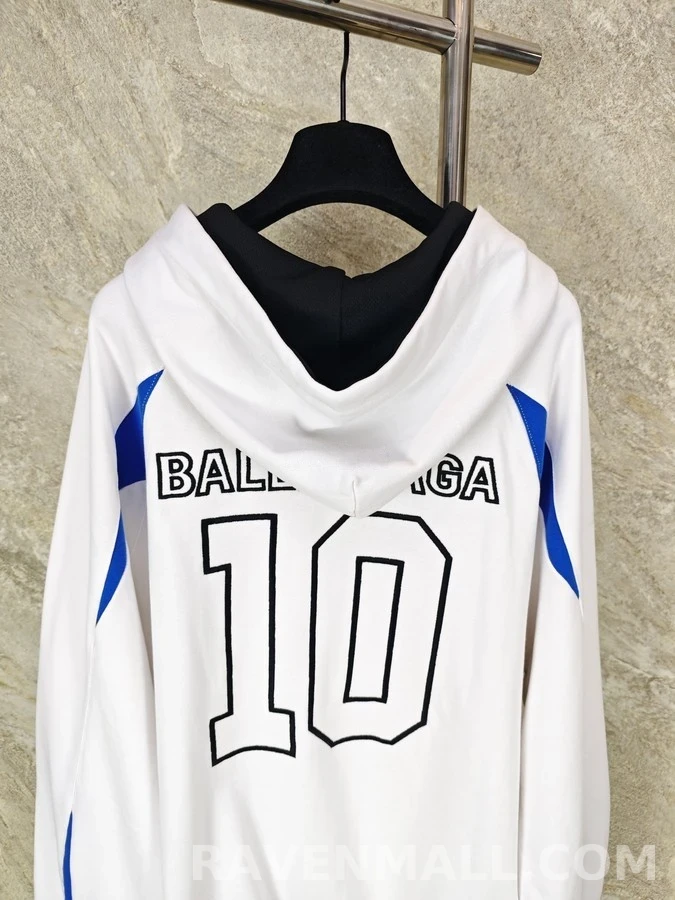 발렌시아가 발렌시아가 NBA 로고 스플라이스 후드 집업 상세 이미지