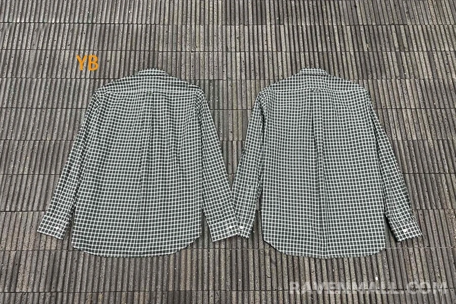 셀린느 셀린느 체크 자수 셔츠 상세 이미지