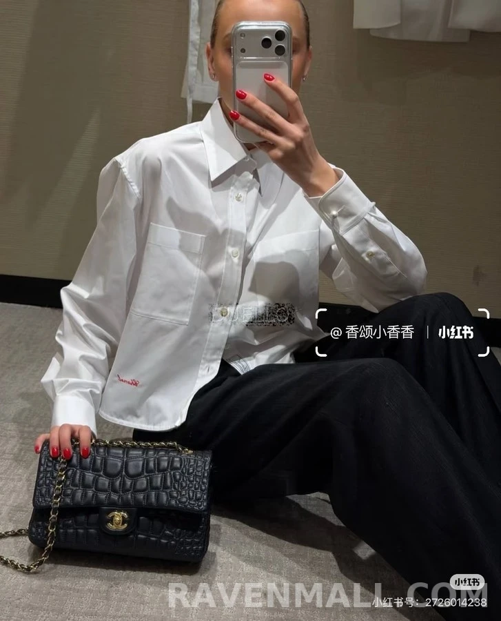 샤넬 샤넬 크롭 셔츠 상세 이미지