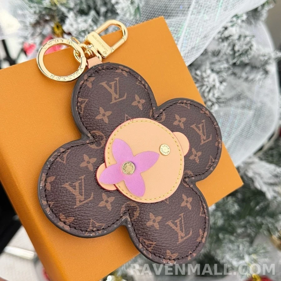 루이비통 루이비통 모노그램 비비엔 플라워 키링 상세 이미지