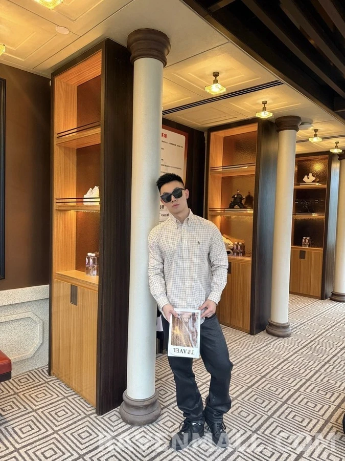 폴로 랄프 로렌 폴로 랄프 로렌 체크 자수 셔츠 상세 이미지