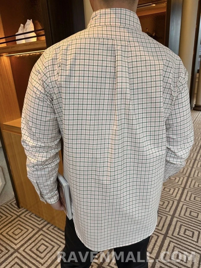 폴로 랄프 로렌 폴로 랄프 로렌 체크 자수 셔츠 상세 이미지