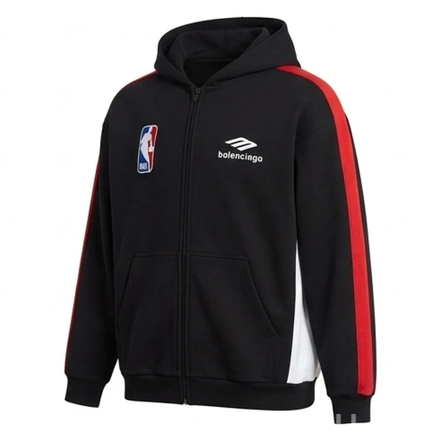발렌시아가 발렌시아가 NBA 배색 후드 집업 상세 이미지