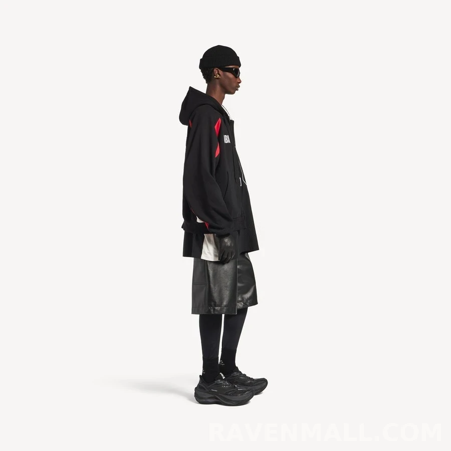 발렌시아가 발렌시아가 NBA 배색 후드 집업 상세 이미지