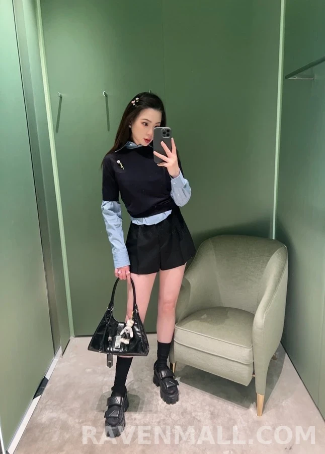 프라다 프라다 모놀리스 플랫폼 벨크로 샌들 상세 이미지