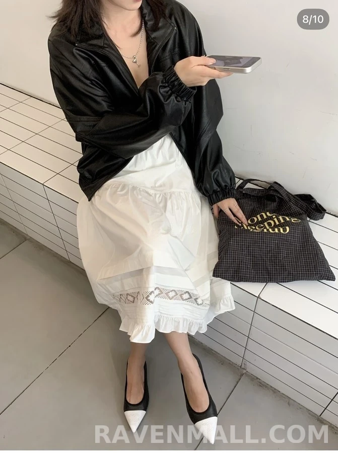 샤넬 샤넬 투톤 로고 슬링백 힐 상세 이미지