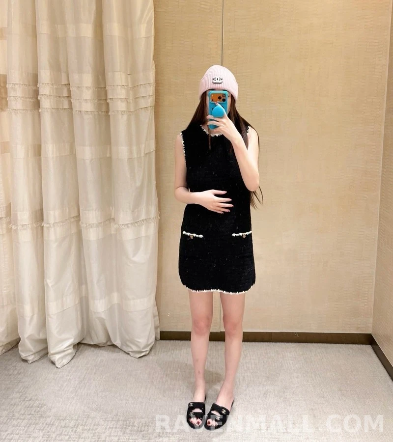 샤넬 샤넬 쌍C 크리스탈 버클 슬라이드 샌들 상세 이미지