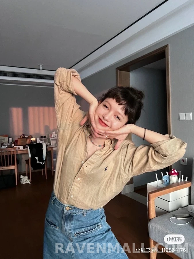 폴로 랄프 로렌 폴로 랄프 로렌 로고 자수 셔츠 상세 이미지