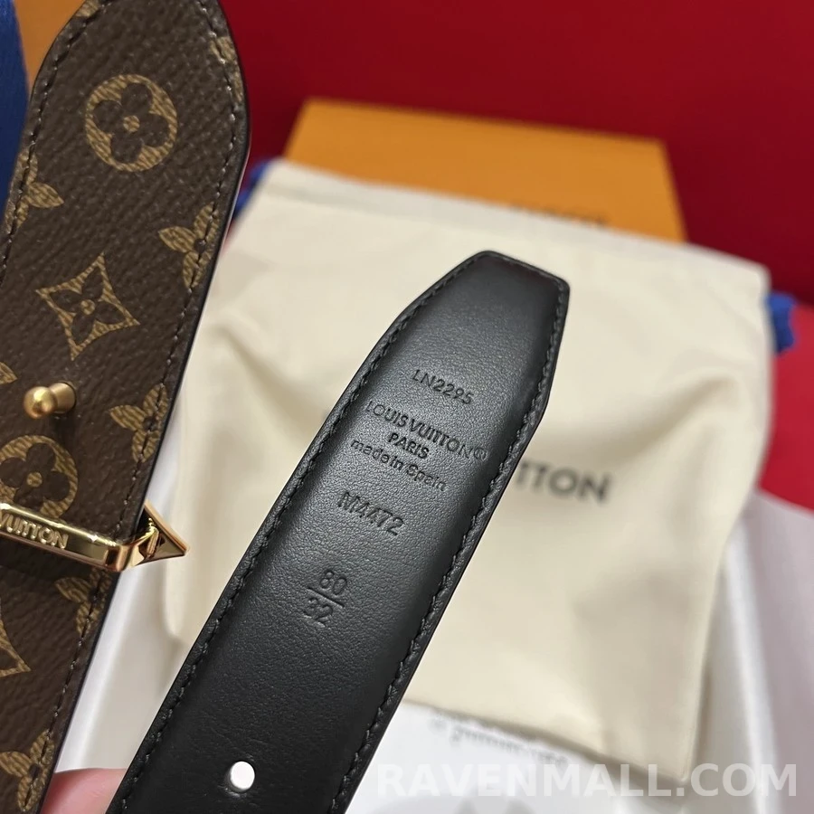 루이비통 루이비통 모노그램 플라워 버클 벨트 상세 이미지