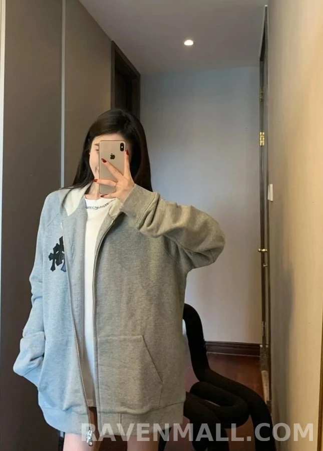 크롬하츠 크롬하츠 크로스 패치 후드 집업 상세 이미지