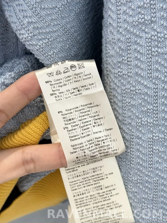 펜디 펜디 하늘색 더블F 후드 집업 상세 이미지