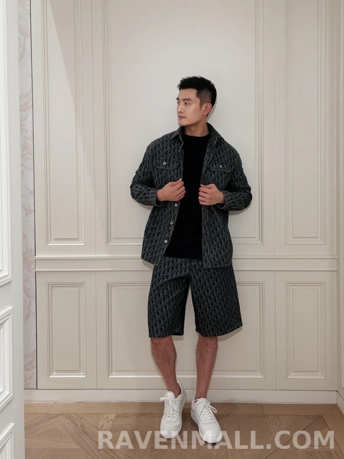 디올 디올 오블리크 데님 셔츠 상세 이미지