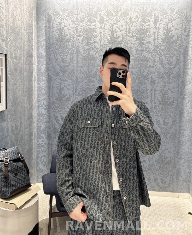 디올 디올 오블리크 데님 셔츠 상세 이미지