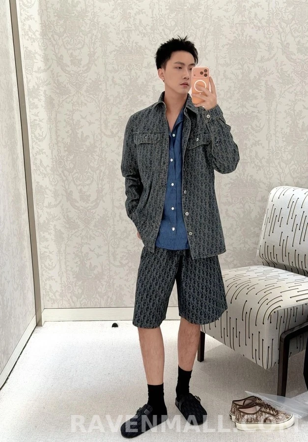 디올 디올 오블리크 데님 셔츠 상세 이미지