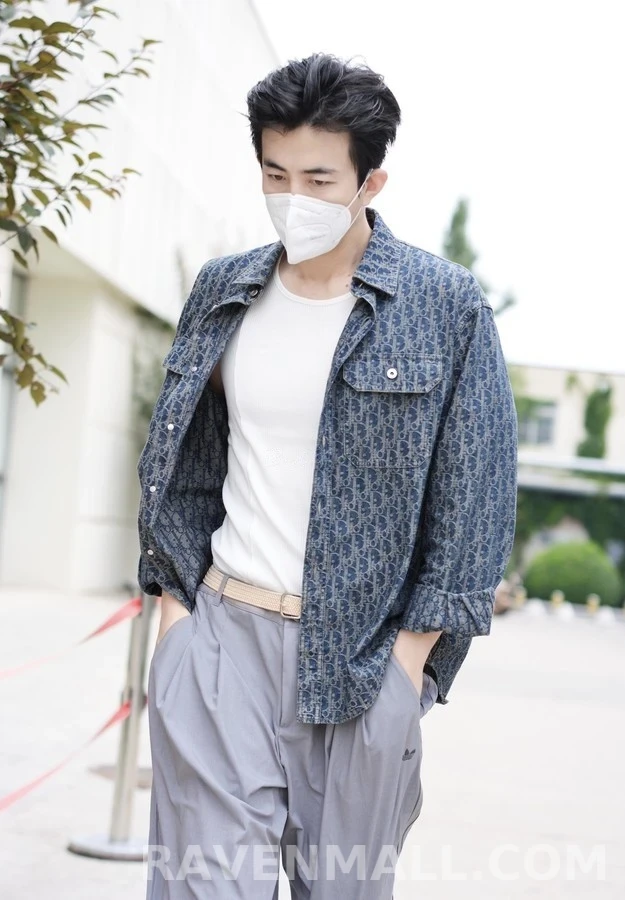 디올 디올 오블리크 데님 셔츠 상세 이미지