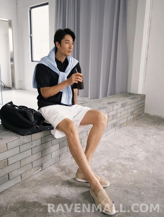 로로피아나 로로피아나 썸머워크 스웨이드 로퍼 상세 이미지