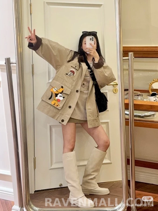 샤넬 샤넬 더블 C 스웨이드 롱 부츠 상세 이미지